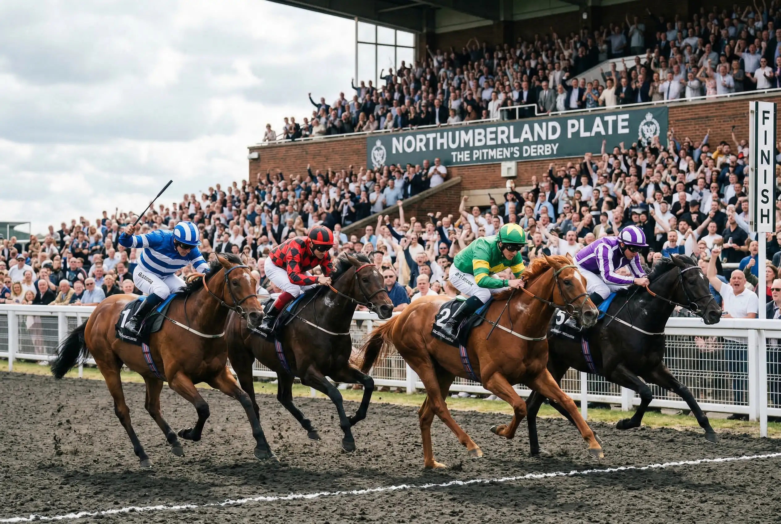 Northumberland Plate horse racing at Newcastle Gosforth Park
